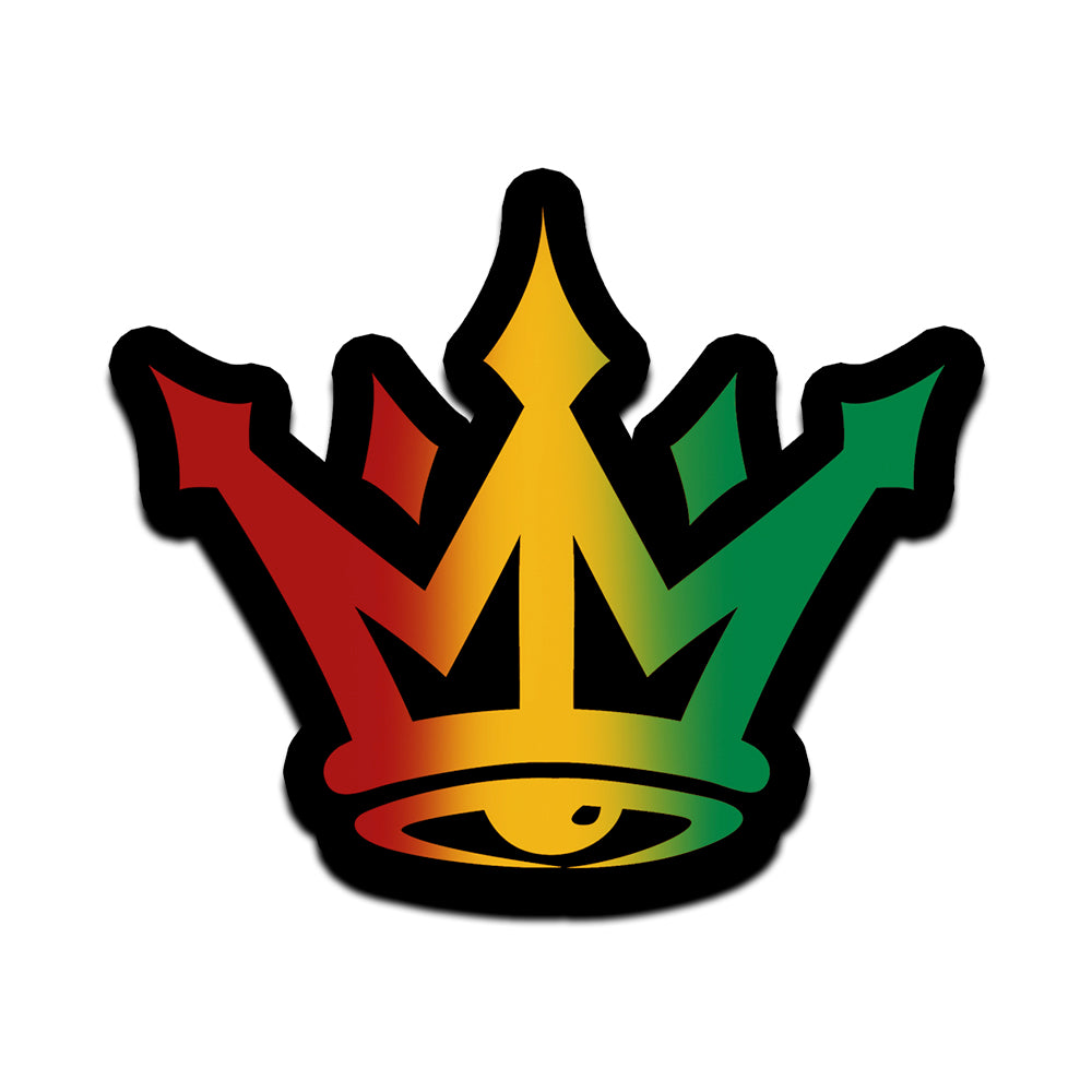 Rasta Crown Sticker